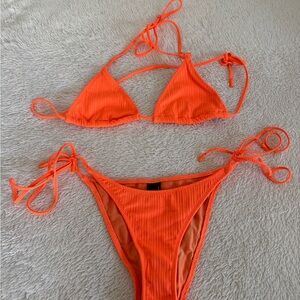 Triangl Swimwear Neon Orange Bikini